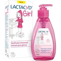 Гель для интимной гигиены Lactacyd для девочек с дозатором 200 мл (5391520948084)
