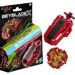 Іграшка-дзиґа Hasbro Beyblade X Soar Phoenix Deluxe String Launcher з делюкс пусковим механізмом (F9324)