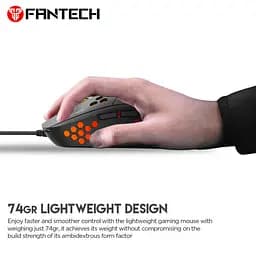 Игровая мышь Fantech X UX-2 RAPTOR PixArt 3360, 250IPS, 50G, 1200DPI Black - мініатюра 7