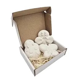 Гипсовые фигурки для декорирования "Волшебные насекомые" GipsOk gips005, 3 фигурки