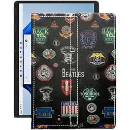 Чехол StatusCASE из экокожи для планшета Microsoft Surface Pro 8 Битлз