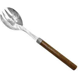 Вилка для салата Mazhura Wood walnut 18/10 24 см (mz468317)