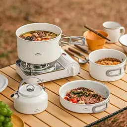Каструля із керамічним антипригарним покриттям Naturehike CNK2450CF013, 3 л, алюміній - мініатюра 4