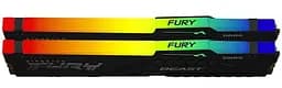 Модуль пам'яті Kingston Fury DDR5 64GB (2x32) 6000MHz Beast RGB XMP (KF560C30BBAK2-64) - мініатюра 3