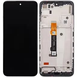 Дисплей Motorola XT2169 Moto G71 5G чорний, TFT, з рамкою