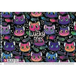 Альбом для малювання Школярик Мордочки котиків 30 аркушів (PB-SC-030-538)