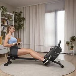 Гребний тренажер Hop-Sport HS-055R Creek магнітний чорний - мініатюра 5