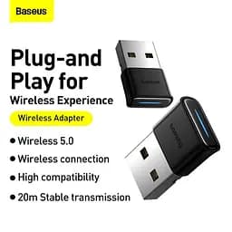 Адаптер Bluetooth 5.0 USB контролер Baseus Wireless Adapter BA04 ZJBA000001 - мініатюра 5