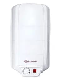 Водонагреватель Eldom EXTRA LIFE 15 л, под мойкой 2 кВт, мокрый ТЭН, вертикальный, прямоугольный, белый (72326PMP)