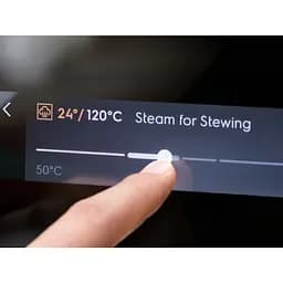 Духова шафа електрична Electrolux 70 л А++ пара дисплей конвекція фунція пароварки телескопічні напрямні чорний - мініатюра 5
