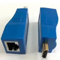 Подовжувач Atcom HDMI - RJ-45 (M/F), до 30 м, Blue (14369)