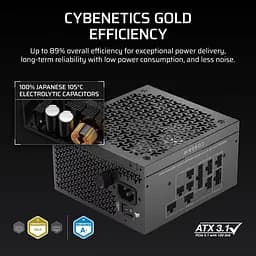 Блок живлення Corsair RM750x 750W ATX 3.1 80+ Gold (CP-9020298-EU) - мініатюра 6