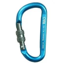 Карабін First Ascent з муфтою NFC 7 mm Light Blue (1060-FA 7019 03)