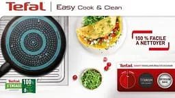 Cотейник Tefal Easy Cook Clean 18см (B5542902) з титановим антипригарним покриттям - мініатюра 4