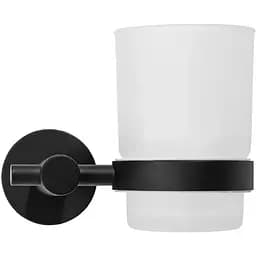 Склянка для зубних щіток Rea 322233C black REA-77094 чорний матовий