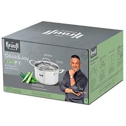 Каструля Krauff Cook & Joy зі скляною кришкою 4.6 л 22 см (26-238-119) - мініатюра 4