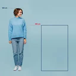 Килимок для ванної Kela Miu 120x70x1 см світло-рожевий (24727) - мініатюра 5