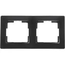 Рамка Brille двойная черная RB-2F/A bk