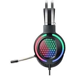 Ігрові навушники з підсвічуванням НОСО ESD03 Gaming LED Headphones повнорозмірні чорні - мініатюра 2