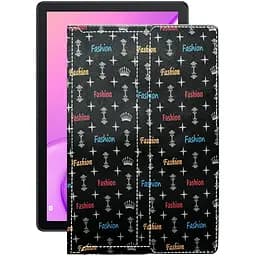 Чохол StatusCASE з екошкіри для планшету Huawei MatePad T10s Фешн чорний