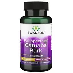 Афродизиак Кора катуабы Swanson Full Spectrum Catuaba Bark 465 мг 60 капсул (2023-10-2733)