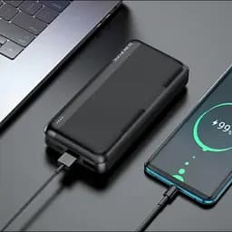 Портативна батарея Power Bank Borofone J27A 20000 mAh 2xUSB/1xType-C Чорний - мініатюра 4