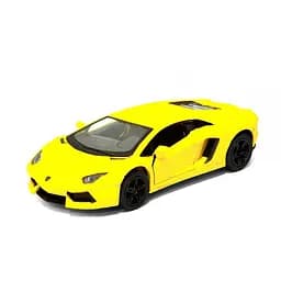 Машинка Lamborghini Kinsmart KT5370W інерційна, 1:36 Жовтий