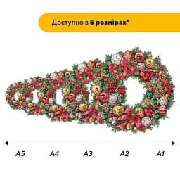 Пазл дерев'яний Колоритний Вінок, А5, 35 елементів, Картонна коробка - мініатюра 2