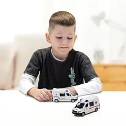 Автомодель дитяча Швидка допомога MERCEDES-BENZ SPRINTER TechnoDrive 250295 інерційна - мініатюра 11