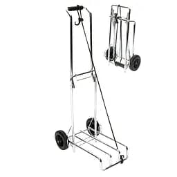 Візок господарський Bo-Camp Luggage Trolley Foldable 40 kg Silver (5267279), Сріблястий