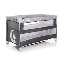 Манеж-кроватка Lorelli Up And Down Grey cute moon, серый (23778)