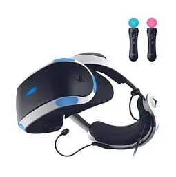 Окуляри віртуальної реальності Sony PlayStation VR для PS4 і PS5 CUH-ZVR2 + Move 2 шт + гарантія Б/В