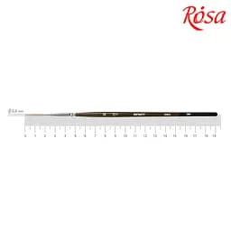 Пензель соболь круглий лайнер INFINITY 128 №0 коротка ручка ROSA - мініатюра 2