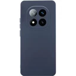 Чохол TPU Getman Liquid Silk Full Camera для Xiaomi Redmi Note 14 Pro 5G Синій / Midnight blue