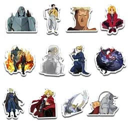 Стікерпак GeekLand Fullmetal Alchemist 45 штук (SP FA 01) - мініатюра 5