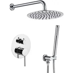 Душова система VBI Milano chrome прихованого монтажу VBI-050109CH, Хром