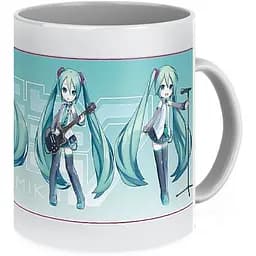 Кухоль GeekLand Вокалоїди Vocaloid Хацуне Міку Hatsune Miku ЧИБІ VC 02.04 330 мл різнобарвний - мініатюра 2