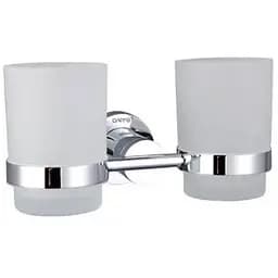 Склянка для зубних щіток подвійна Gappo G1808 латунь хром