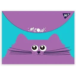 Папка-конверт Yes Kittycon, A4, з кнопкою (491999)