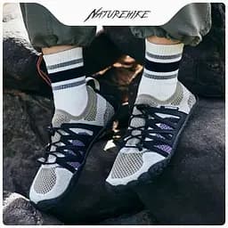Швидковисихаючі сітчасті черевики Naturehike CYY2321IA010, розмір 43-44, чорні - мініатюра 5