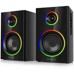 Комп'ютерні колонки 2.0 Real-El RS410 RGB Bluetooth Black 12 Вт