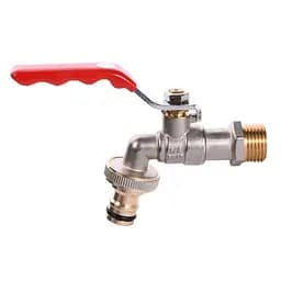 Кран кульовий для поливу Q Professional 1/2″ NV-QP155 + коннектор швидкоз'ємний