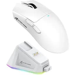 Миша бездротова ігрова Attack Shark X11 PAW3311 22000 DPI 2,4G+Bluetooth White