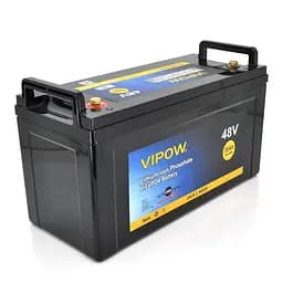 Акумуляторна батарея Vipow LiFePO4 51,2V 30Ah з вбудованою ВМS платою 40A, 48V (550x210x220)