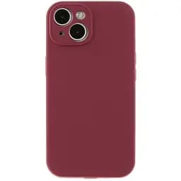 Чохол Silicone Case із захистом камери Full Apple iPhone 15 Plum
