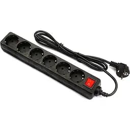 Сетевой фильтр 6 розеток, 1,8 м черный OEM (FC-B2006W 1.8 B)