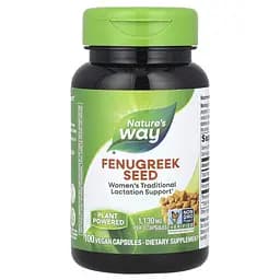 Натуральна добавка Nature's Way Fenugreek Seed, 100 вегакапсул