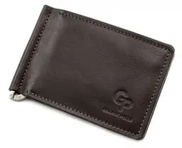 Стильный мужской зажим для денег из кожи GRANDE PELLE 12х8х1 см acs0024474