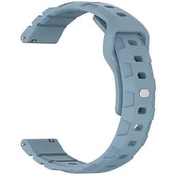 Силіконовий ремінець Defense для Smart Watch 22mm Light Blue - мініатюра 2