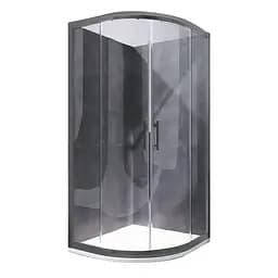 Душевая кабина без поддона Koer SR SC04-90x90x195-TR-07 прозрачное стекло Easy Clean 5 мм, graphite KR5362, Универсальная, прозрачная , графит